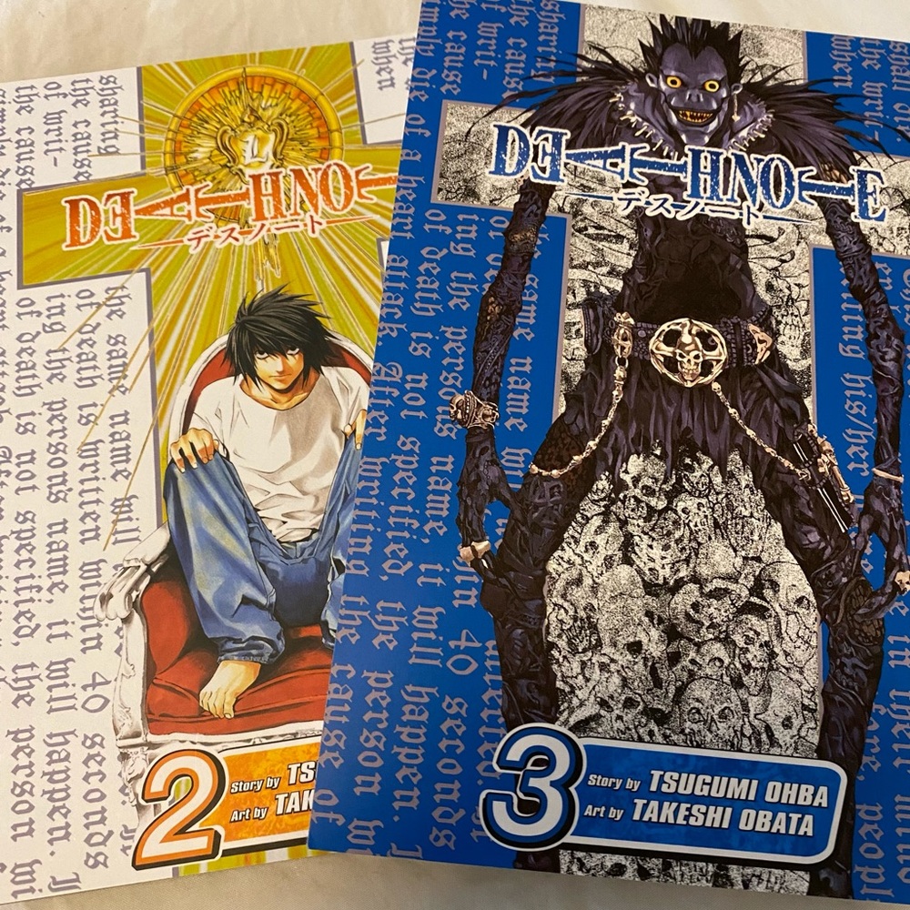 deathnote manga!! volumes 2&3